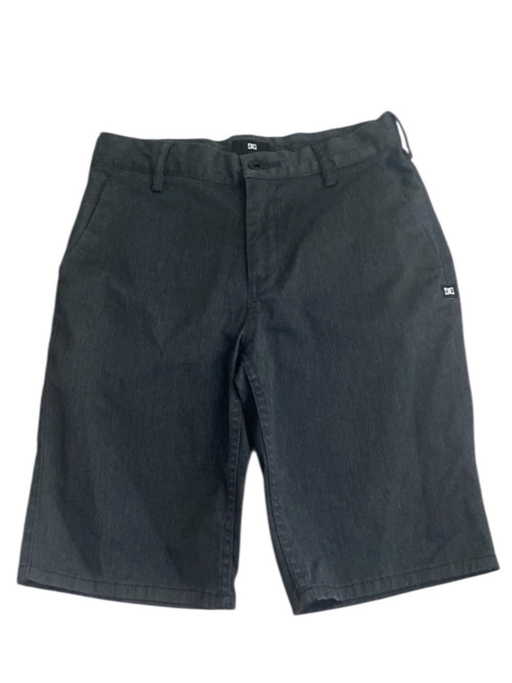 DC Boys Flat Front Dark Grey Shorts Size 26